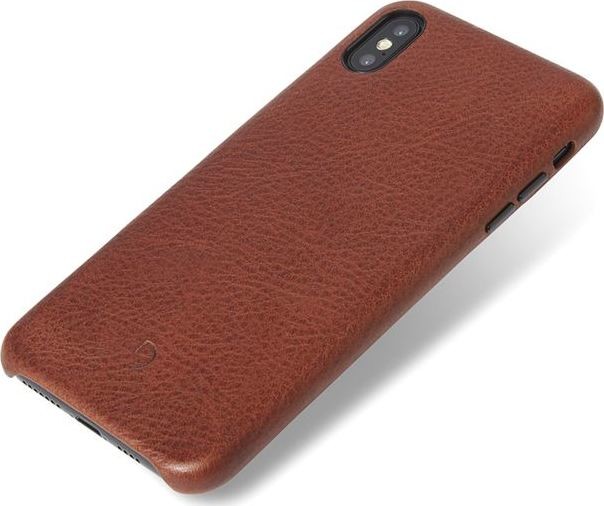 Pouzdro Decoded Leather Case iPhone XS Max hnědé