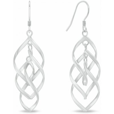 Brilio Silver Jedinečné dlouhé náušnice ze stříbra EA1196W – Sleviste.cz