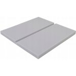 Bitmat Akustický panel Obdélníky 50x50cm, tloušťka 3cm, světle šedý – Hledejceny.cz