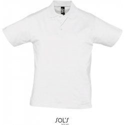 SOL's Collection polokošile Prescott Men žerzejová krátký rukáv pánská COT-25137700102 Bílá