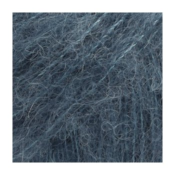 DROPS Brushed Alpaca Silk Barva: Brushed alapca ocelově modrá uni-25