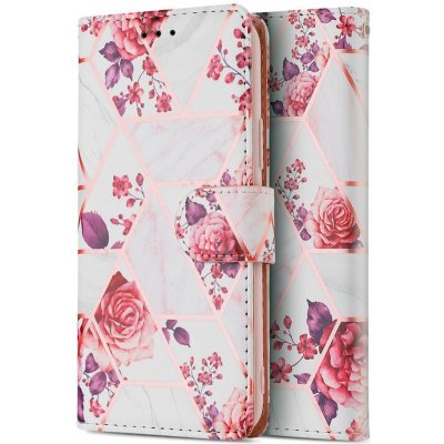 Pouzdro TECH-PROTECT WALLET IPHONE 7 / 8 / SE 2020 / 2022 FLORAL ROSE