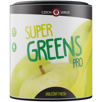 Czech Virus Super Greens Pro jablečný fresh 330 g