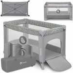 Lionelo Cestovní postýlka Stefi Grey Concrete Multicolor – Zboží Mobilmania