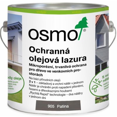 Osmo 905 Ochranná olejová lazura 2,5 l Patina – Zbozi.Blesk.cz