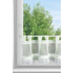 Takoy Záclonka MARY z etamínu, zdobená aplikací s perlami 150 x 30 cm-HF-463642 | 150 x 30 cm – Zboží Mobilmania