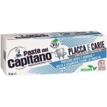 Pasta del Capitano Placca e Carie zubní pasta proti zubnímu plaku a kazu s BIO mátou 75 ml – Hledejceny.cz