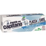 Pasta del Capitano Placca e Carie proti zubnímu plaku a kazu s BIO mátou 75 ml – Hledejceny.cz