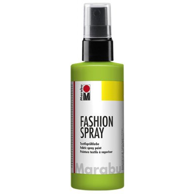 Barva na textil ve spreji Marabu Fashion-Spray 100 ml zelená reseda 061