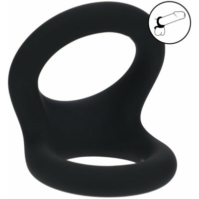 Levelz Double O Cock Ring Medium, elastický silikonový dvojkroužek na penis a varlata – Sleviste.cz