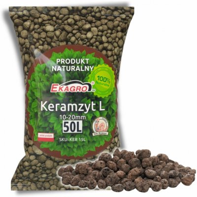 Ekagro Keramzit hnědý 10-20 mm 50 l – Sleviste.cz