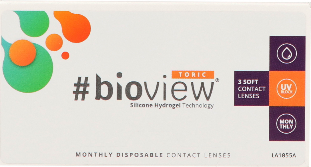 Cooper Vision #bioview Monthly Toric 3 čočky