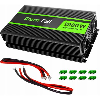 Green Cell INV10 12V/220V, 2000W/4000W – Zboží Mobilmania