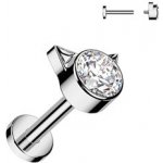 Šperky4U piercing do brady titan Kitty TIT1371-1206 – Zboží Dáma