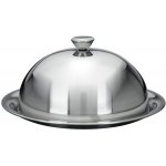 Excellent Houseware Kovový podnos na ovoce s poklopem 20x24x12 cm A12900000 stříbrný – Zboží Dáma