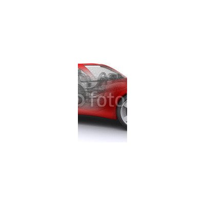 WEBLUX 43833151 Samolepka na lednici fólie 3D rendered Concepts Sports Car 3D rendered koncepty sportovní auto rozměry 80 x 200 cm – Zbozi.Blesk.cz