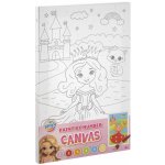 Grafix Malování na plátno barvy a štětec princezna 30x20 cm – Hledejceny.cz