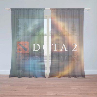 Záclony DOTA 2 Glow: 2 ks - 150x250 cm - Sablio – Hledejceny.cz