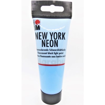 Marabu New York akrylová barva 100 ml neon modrá – Hledejceny.cz