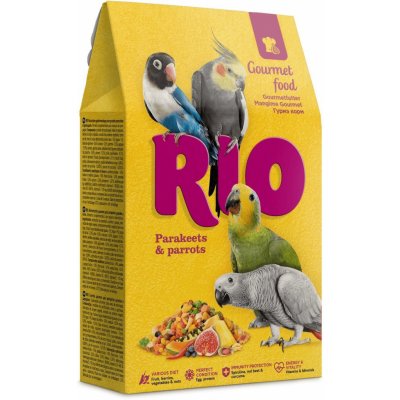 Rio gurmánské krmivo pro střední papoušky 250 g – Zboží Dáma