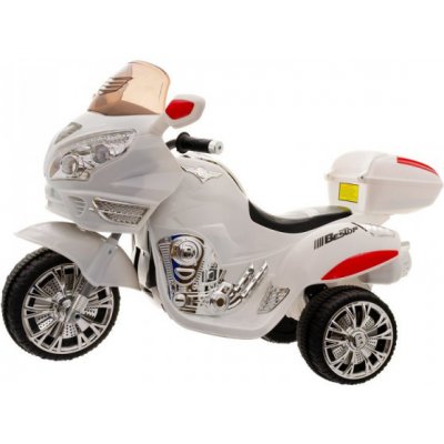 Euro Baby Akumulatorový motocykl 81346501 bílá – Zboží Mobilmania