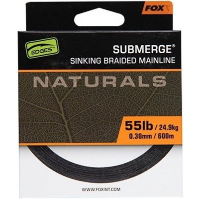 Fox splétaná šňůra naturals submerge braid 300m - 0,30mm 24,9kg – Zboží Mobilmania