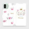 Pouzdro a kryt na mobilní telefon Xiaomi Mobiwear na mobil Xiaomi Redmi A2 - MH03S Kočička princess