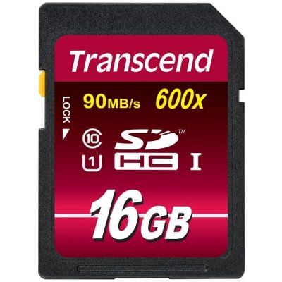 Transcend SDHC 16 GB UHS-I TS16GSDHC10U1 – Zbozi.Blesk.cz