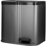 Curver ST2211421 DUO BIN 21 l stříbrný / černý – Zboží Dáma