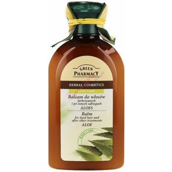 Green Pharmacy Hair Care Aloe balzám pro barvené a jinak ošetřené vlasy 0% Parabens Artificial Colouring SLS SLES 300 ml