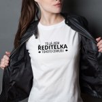 Dámské tričko TO JÁ JSEM ŘEDITELKA TOHOTO CIRKUSU Černá – Zboží Dáma
