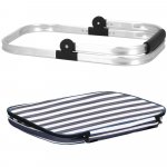 Košík modro-bílé pruhy SPRINGOS BELICE – Zboží Dáma