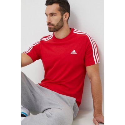 adidas bavlněné tričko červená – Zboží Mobilmania