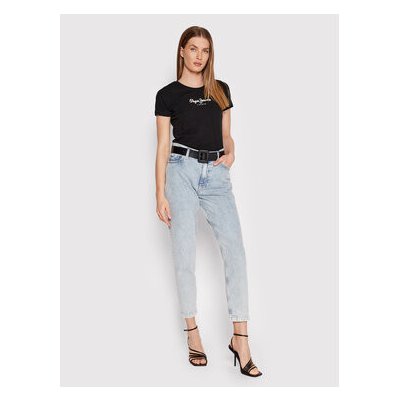 Pepe Jeans T-Shirt PL502711 Černá – Zboží Mobilmania