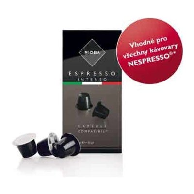 Rioba Espresso Intenso 10 ks – Zbozi.Blesk.cz