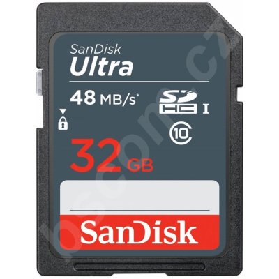 SanDisk SDHC 32 GB Ultra UHS-I U1 SDSDUNB-032G-GN3IN – Hledejceny.cz