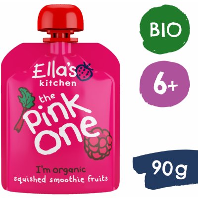 Ella's Kitchen BIO PINK ONE ovocné smoothie s dračím ovocem 90 g