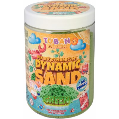TUBAN Dynamický písek Zelený 1 kg – Sleviste.cz