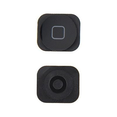 AppleMix Tlačítko Home Button pro Apple iPhone 5 / 5C - černé - kvalita A+ – Zboží Mobilmania