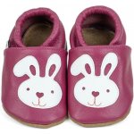 Afelo kožené capáčky pro miminko zajíček na malinové – Sleviste.cz