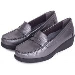 Vlnka dámské kožené polobotky Edita bronzová – Zboží Dáma