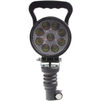 LED světlo kulaté, bílé/oranžové, 9x3W/9x1W, o114mm, na hrot, ECE R10 – Hledejceny.cz