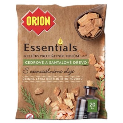 Orion Kuličky proti molům cedr a santalové dřevo 20 ks 675132 – Hledejceny.cz