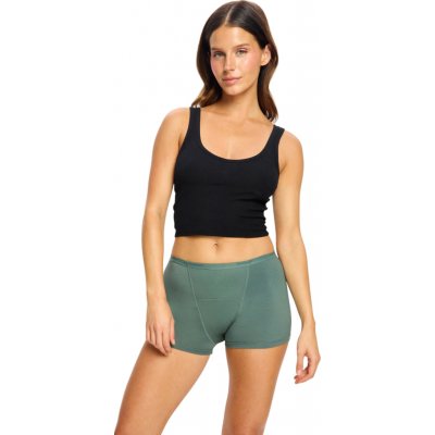 Modibodi menstruační kalhotky Classic Boyshort Super Nocturnal Green – Hledejceny.cz