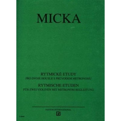 Rytmické etudy pro dvoje housle s průvodem metronomu – Zboží Mobilmania