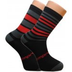 Compressox CSX-DOUBLE STRIPY funkční kompresní ponožky černá – Zboží Mobilmania