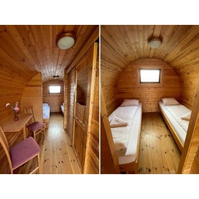 Stylové ubytování v originálním dřevěném sudu pro dva včetně snídaně – Hledejceny.cz