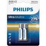 Philips Ultra Alkaline AAA 2ks LR03E2B/10 – Zboží Živě