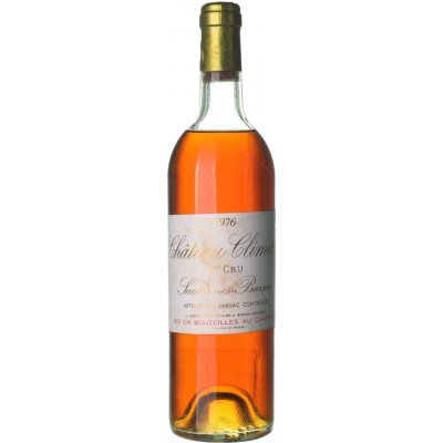 Chateau Climens Sauternes Premier Cru sladké bílé 1976 0,75 l (holá láhev) – Hledejceny.cz
