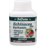 MedPharma Echinacea 600 Forte kurkumin vit. C bez černý zinek 67 tablet – Hledejceny.cz